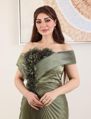 فستان زيتي أوف شولدر