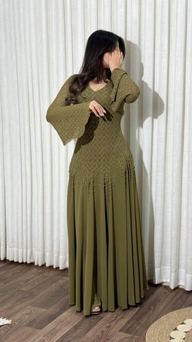 فستان دانتيل شيفون لول