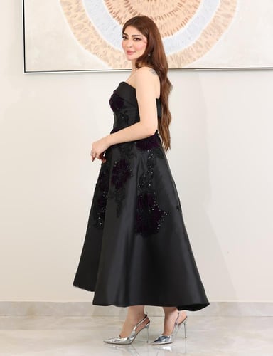 فستان ميكادو ورد