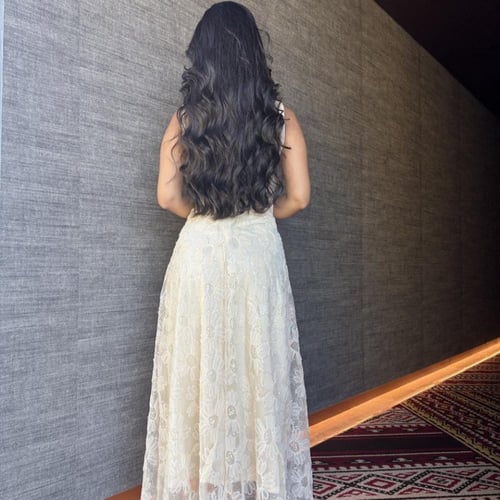 فستان طويل كت ترتر ورود