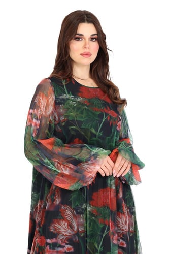 جلابية تل مشجرة مع بطانة داخلية