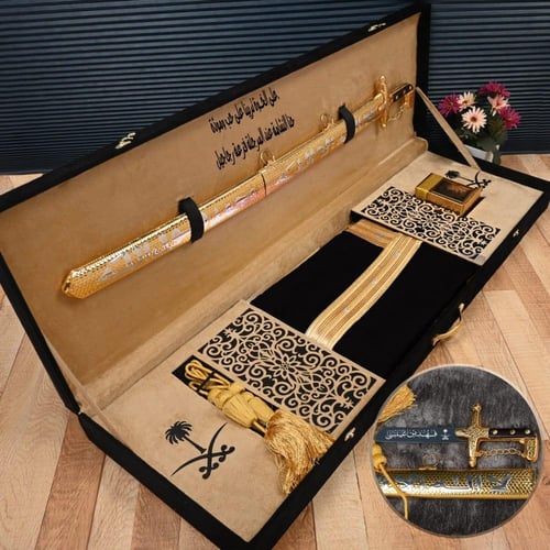 بوكس الشيوخ سيف دمشقي ومشلح حساوي صناعه سوري تصميم...