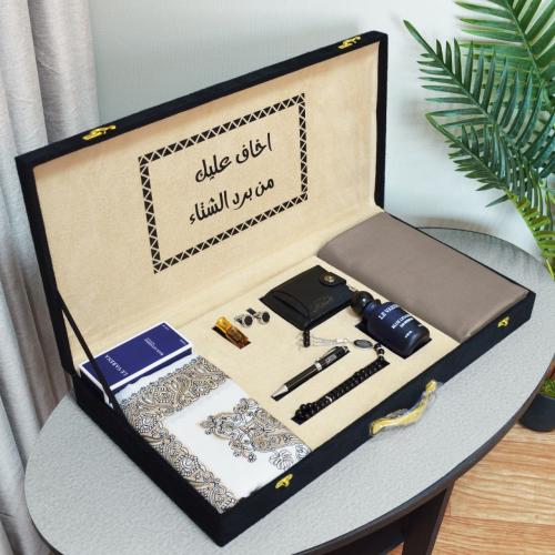 طقم قماش وشال شتوي رجالي اصدار جديد تنسيق وترتيب مميز
