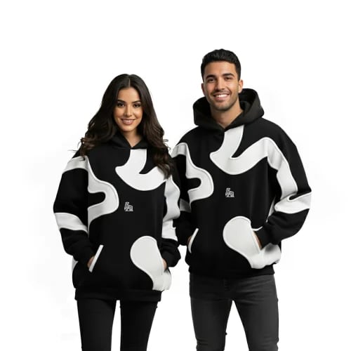 Black & White Hoodie