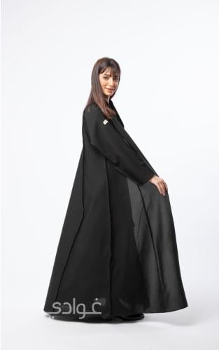 عباية ربع كلوش بقيطان طولية - 11064