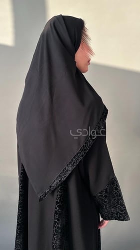 عباية ليمار فاخرة بقَصّة دبل كلوش ولمسات مخملية -1...