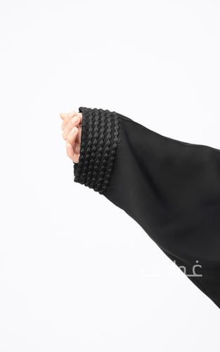 عباية عيد بشت بقصة الفراشة بتطريز بارز - 11070