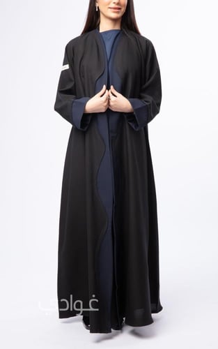 عباية ربع كلوش بقماش المينيميت - 11068