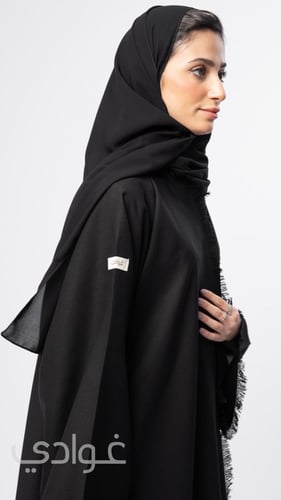 طرحة سادة باللون الاسود - 11046