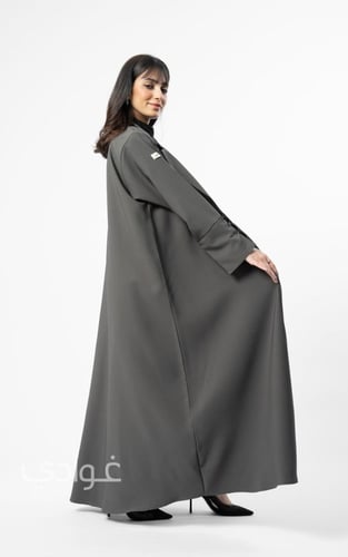 عباية بليزر باللون الرمادي - 11037