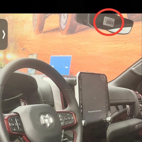 استكر مرايه داخليه دوج أصلي