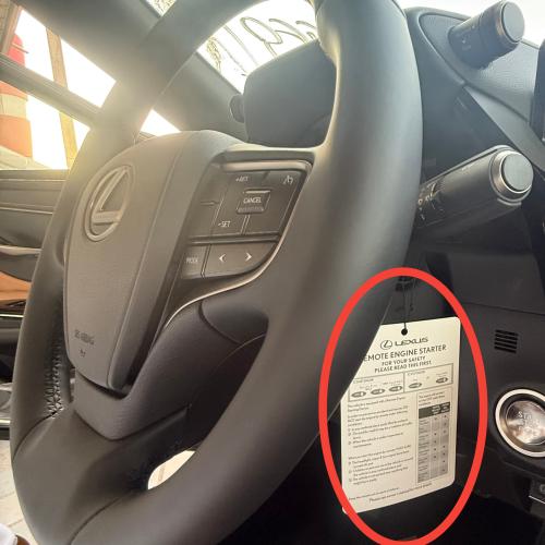 كرت تشغيل لكزس الأصلية