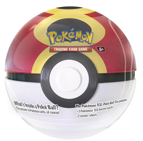 Pokémon: October Ball Tin - Red & Yellow