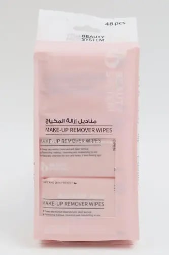BEAUTY SYSTEM MAKEUP REMOVING WIPES 48WIPES
