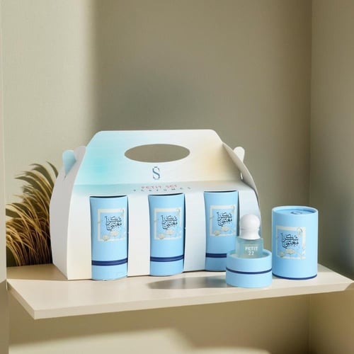 توزيعات عطر بتيت علبة ارزق عطر بيور 15 ( شكرا معلم...