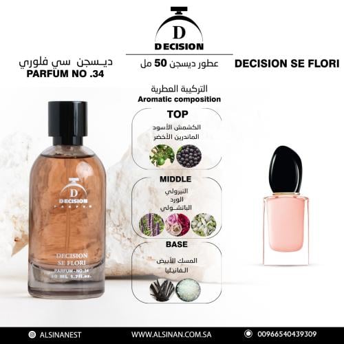 عطر رقم 34 ديسجن سي فلوري