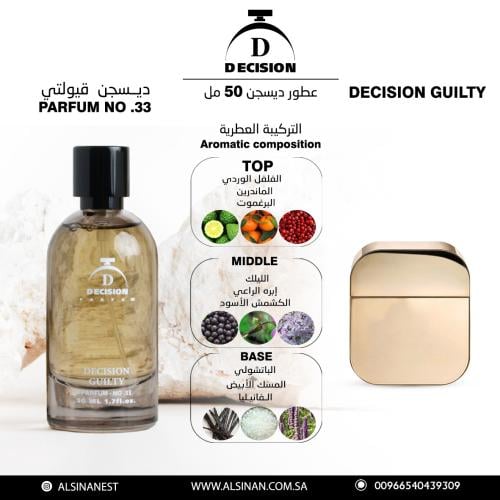 عطر رقم 33 ديسجن قيلتي