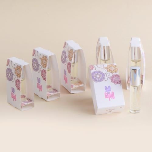 توزيعات عطر بخاخ 12 مل 6 حبات عيدكم مبارك
