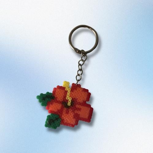 ميدالية Hibiscus flower | Keychain