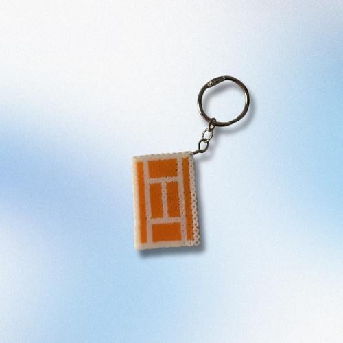 ميدالية ملعب تنس | Tennis court keychain