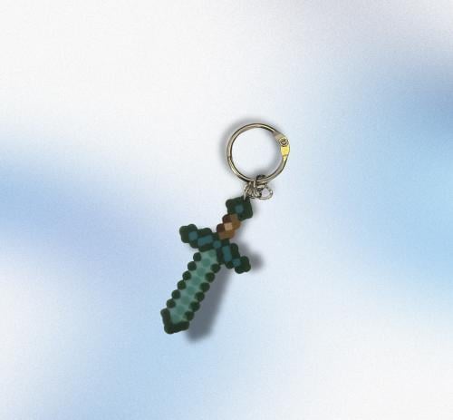 ميدالية سيف ماين كرافت | Minecraft sword keychain