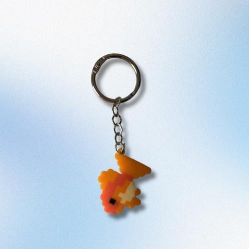 ميدالية سمكة | Goldfish Keychain