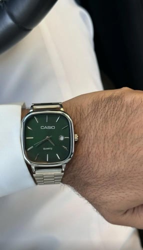 CASIO 117 GREEN-SILVER