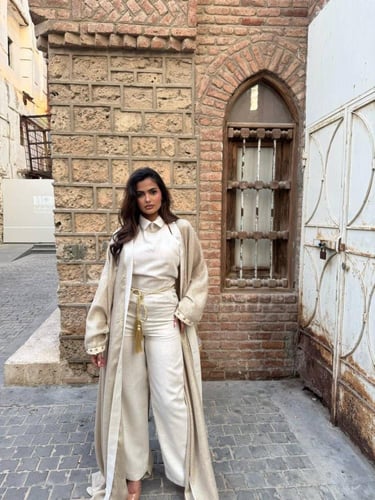 جلابية قطعتين جمسوت وجكت