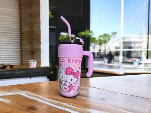 مج ستيل الوان مموجه 890ml