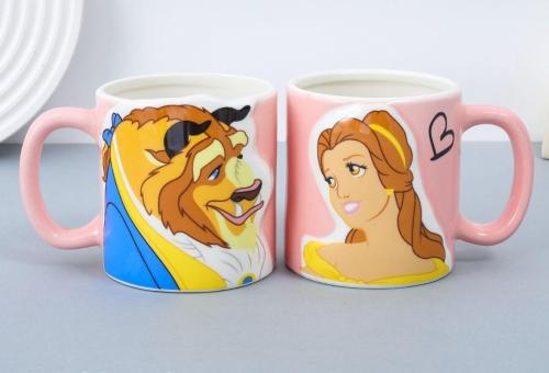 أكواب سيراميك بشخصيات أميرات ديزني (كوبين 2)