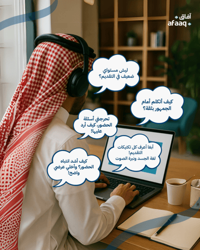 مهارات العرض والإلقاء، من الفكرة إلى التأثير