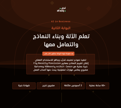 تعلم الآلة وبناء النماذج والتعامل معها