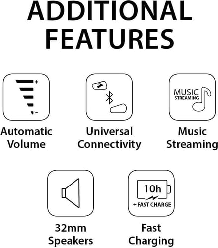 كاردو سبيريت SPRT0001، اسود، مفردة، لاسلكي، فوق ال...