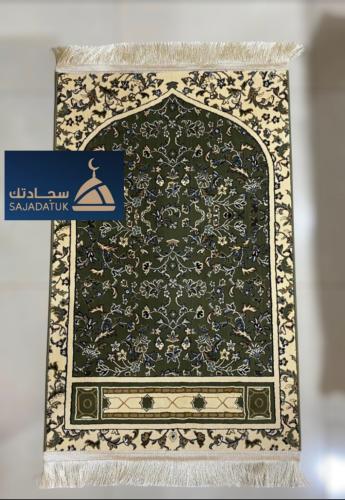 سجادة صلاة المدينة المنورة الاخضر سماكة عاليه ٨ مل...