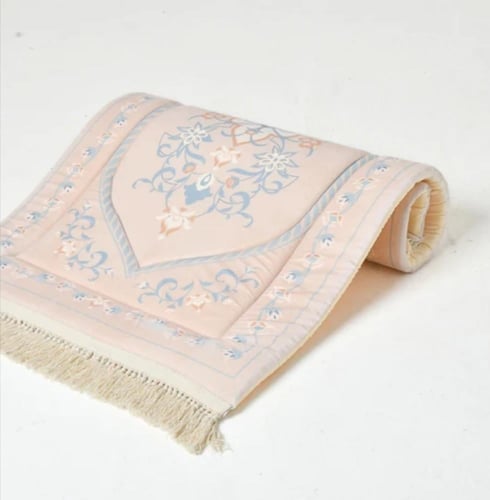 سجادة صلاة اسفنج 2سم مبطن مريح للقدمين والركبتين م...