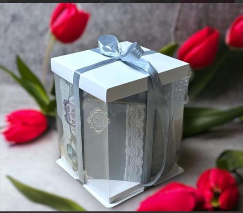 بكس هدايا ايمانية سجادة +شرشف +مصحف+سبحة+مبخرة. 5ق...