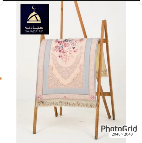 سجادة صلاة مريحة_مبطنة اسفنج طبي 2سم مريح للقدمين...