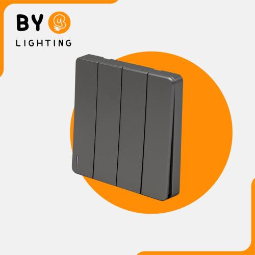 Gray smoky four-key piano switch