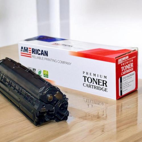 ِحبر طابعة American Compatible Toner CF217A/17A Bl...