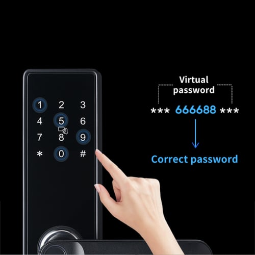 قفل باب ذكي SL27 أسود