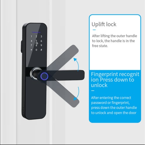 القفل الذكي SL17 الأسود