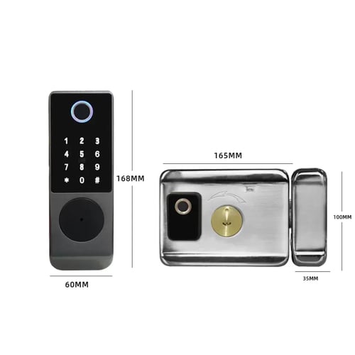 قفل الباب الذكي المقاوم للماء بالبصمة SL29-WC