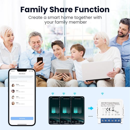 موديول مفتاح اضاءة واي فاي1G