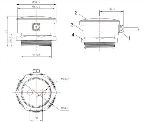 مستشعر ذكي لمستوى الماء - العوامة الذكية زجبي