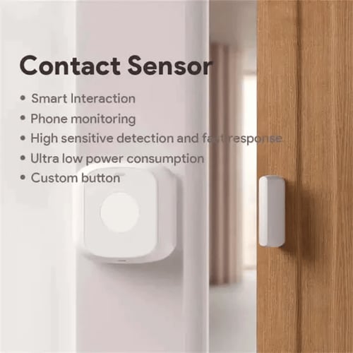 حساس الباب الذكي واي فاي مع زر