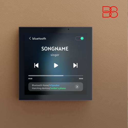 شاشة التحكم الذكية والموسيقى B8