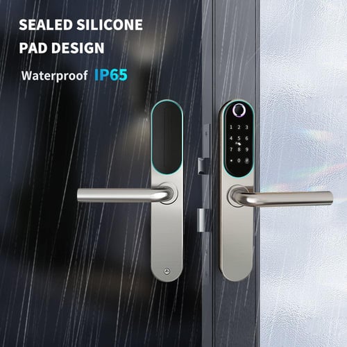 قفل المقبض الذكي K710 المقاوم للماء