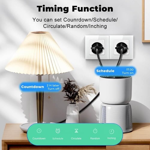 المقبس الثابت الذكي واي فاي بلوتوث 16 امبير