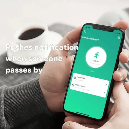 حساس حركة ذكي مع زر واي فاي