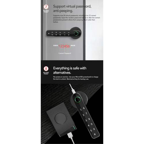 قفل المقبض الذكي SL14